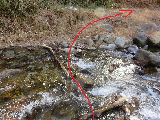 f:id:aohige0718:20171129210731j:plain 道の駅みとみまで渡渉ポイントが4箇所