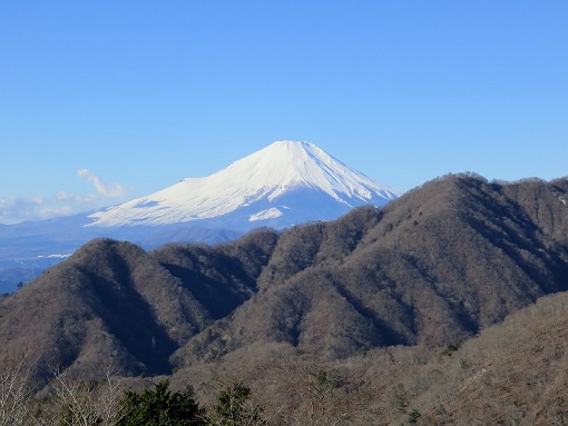 弁当沢ノ頭から富士山