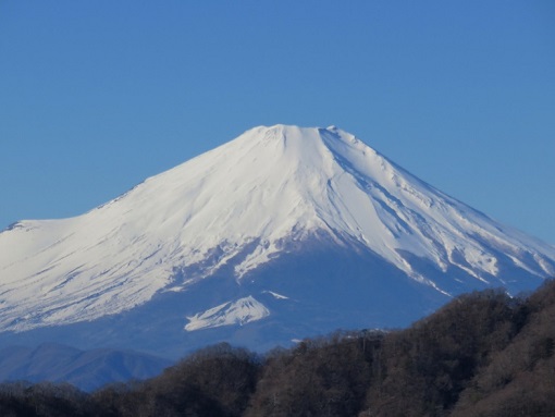 アップの富士山