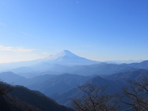 丹沢主脈縦走路富士山も本当に美しかった