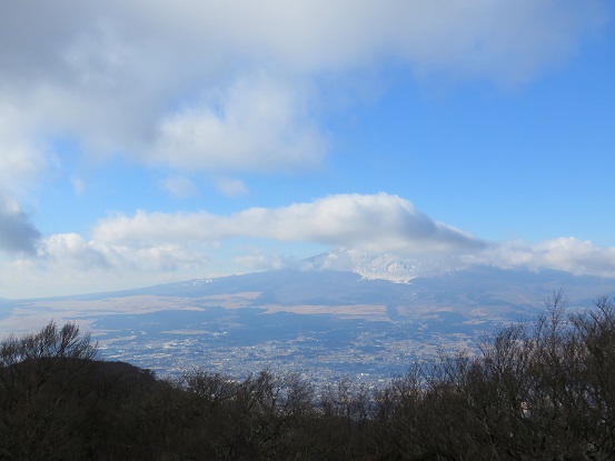 金時山からの富士山の眺め