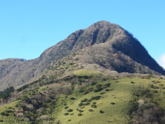 振り返っての金時山
