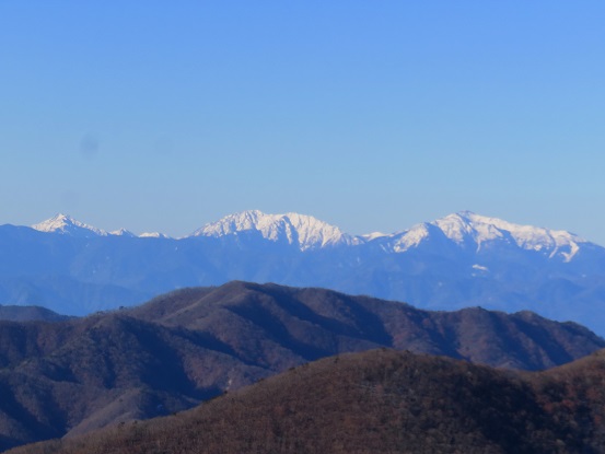 南アルプスの厳冬期