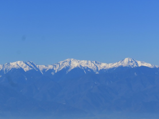 大谷ヶ丸の山頂西側の景色