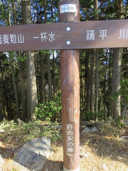 日向沢ノ峰山頂
