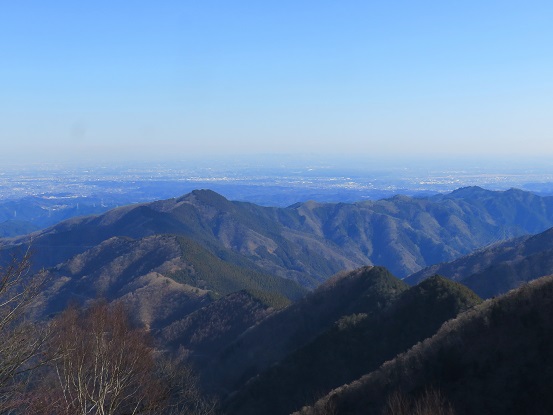 f:id:aohige0718:20180108171010j:plain 棒ノ嶺(棒ノ折山)遠望