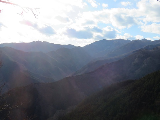 蕨山・有間山稜