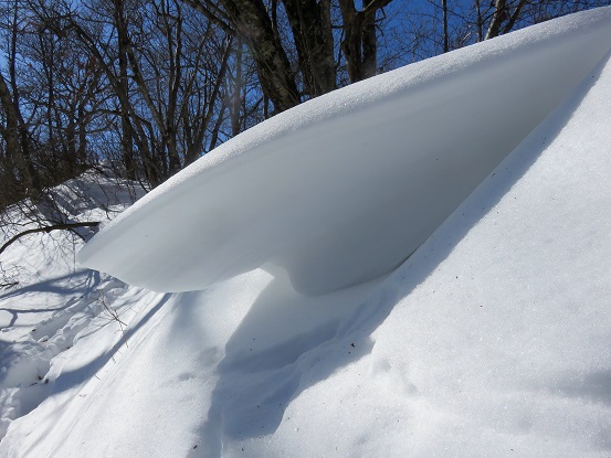 清八山周辺に雪尻