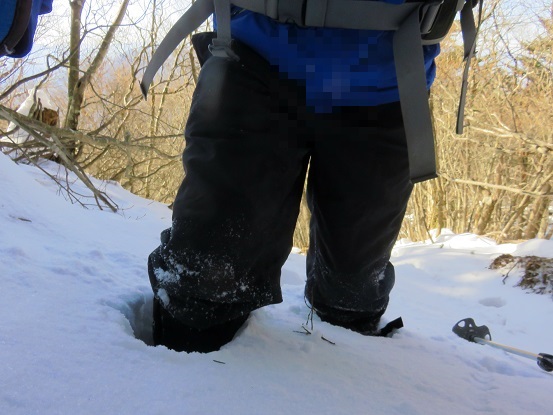 三ッ峠山の御巣鷹山直下