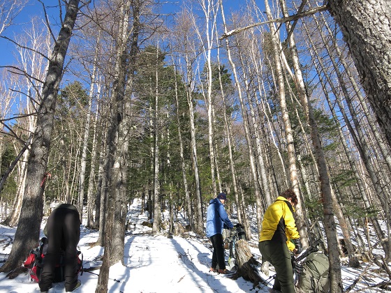 和名倉山二瀬分岐