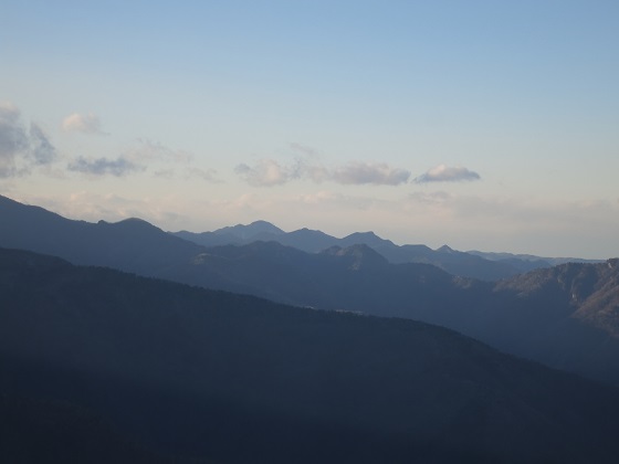 奥秩父から八ヶ岳の景色