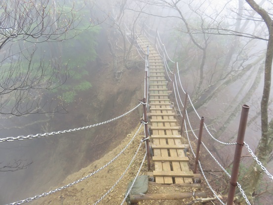 三峰山登山道