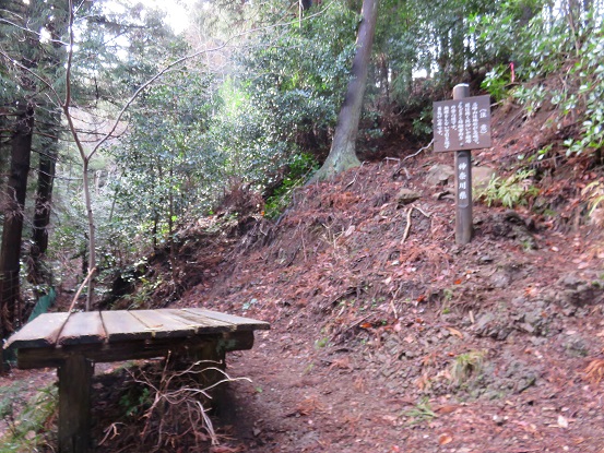 物見峠ベンチ