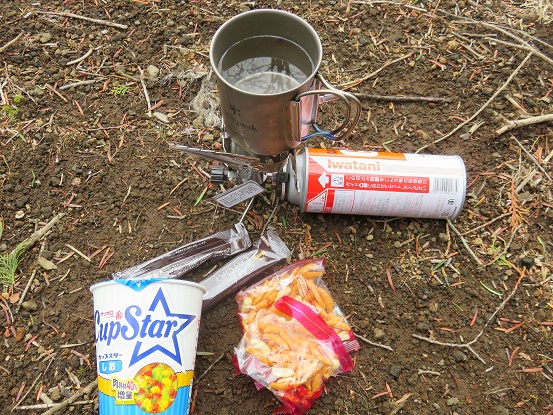 湯船山昼食