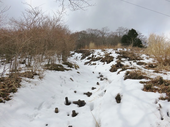 積雪がモリモリで