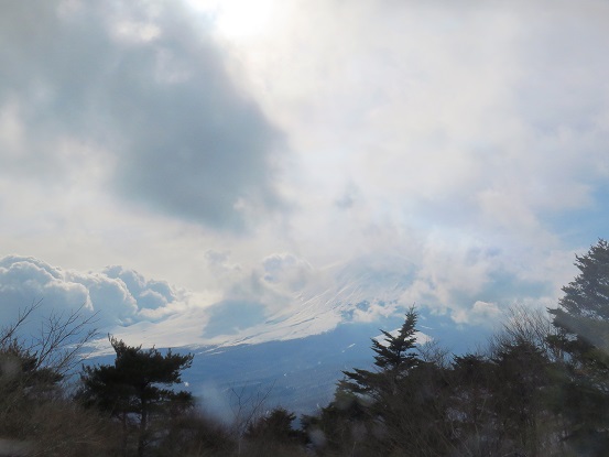 立山展望台からの富士山の景色