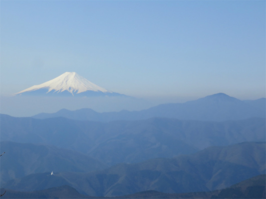 水根山から富士山が綺麗