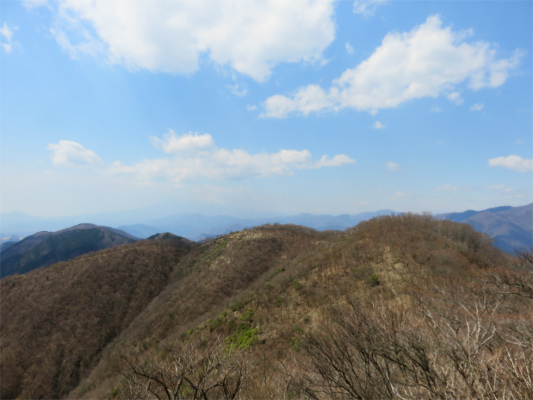 f:id:aohige0718:20180410233747j:plain 鍋割山登山道
