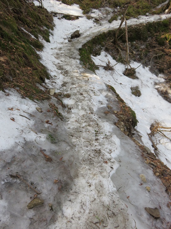 大菩薩嶺凍結や雪