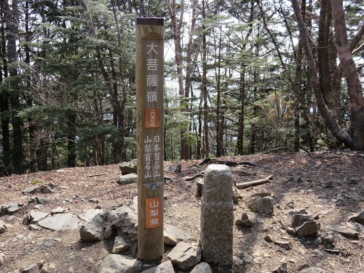 日本百名山山梨百名山大菩薩嶺（標高2,056.9ｍ）