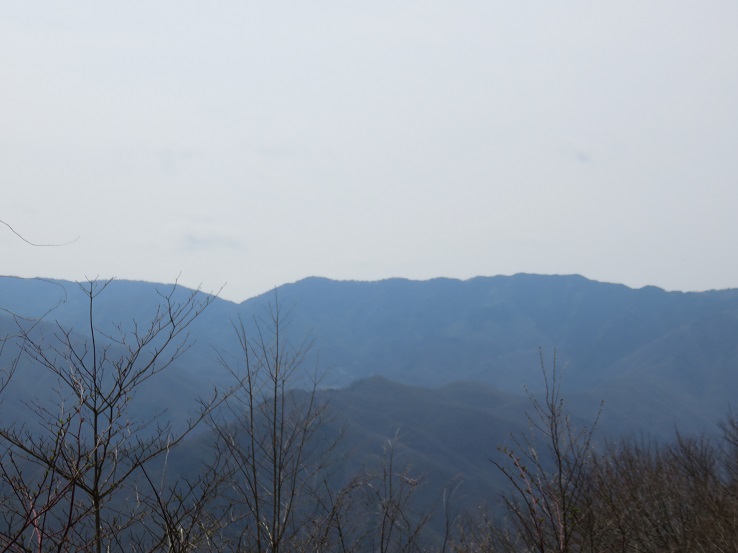 松姫峠から富士山方面の景色