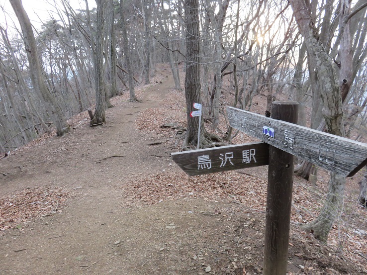 扇山鳥沢駅分岐