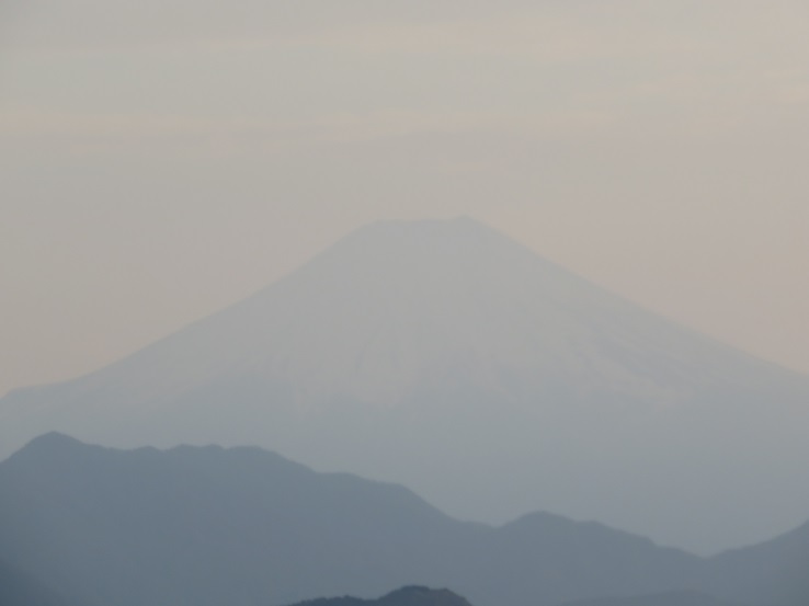 扇山から富士山