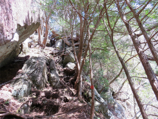 双門の滝周辺登山道
