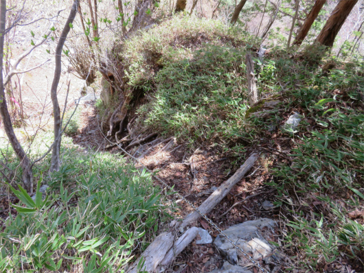 河原小屋へのルートは底が見えませぬ