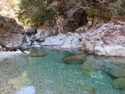 弥山川が綺麗