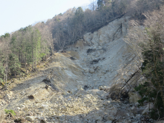 河原小屋土砂崩れ