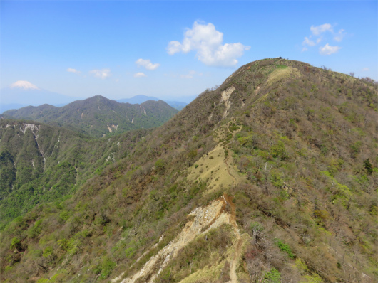 蛭ヶ岳山頂直下の急登