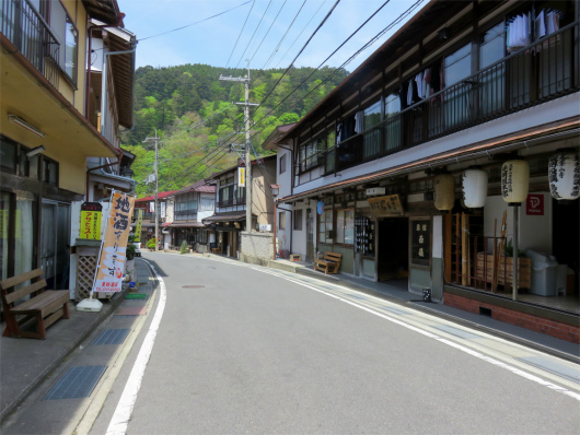 洞川温泉の中心地