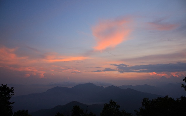 奥多摩雲取山夜景