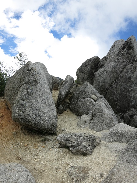 赤抜沢ノ頭周辺