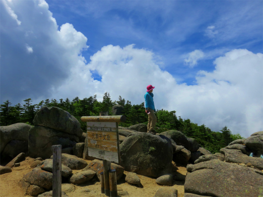 登山者北奥千丈岳