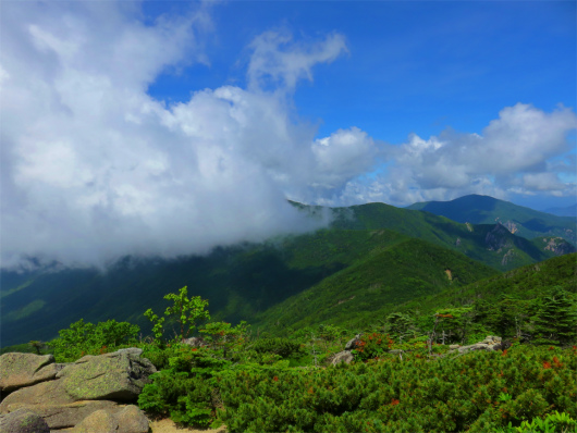 金峰山の登り