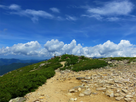 金峰山の登山道