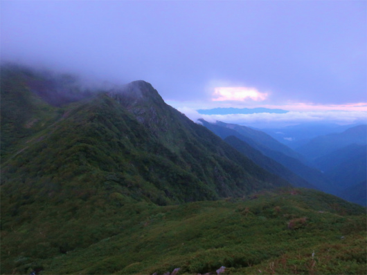 f:id:aohige0718:20180816171906j:plain 赤石岳登山開始