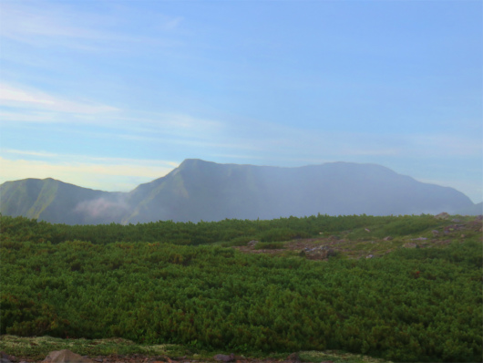 f:id:aohige0718:20180816172108j:plain 名峰聖岳