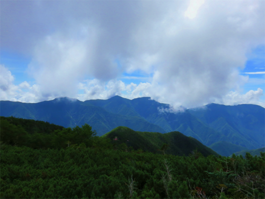 南アルプス南部山