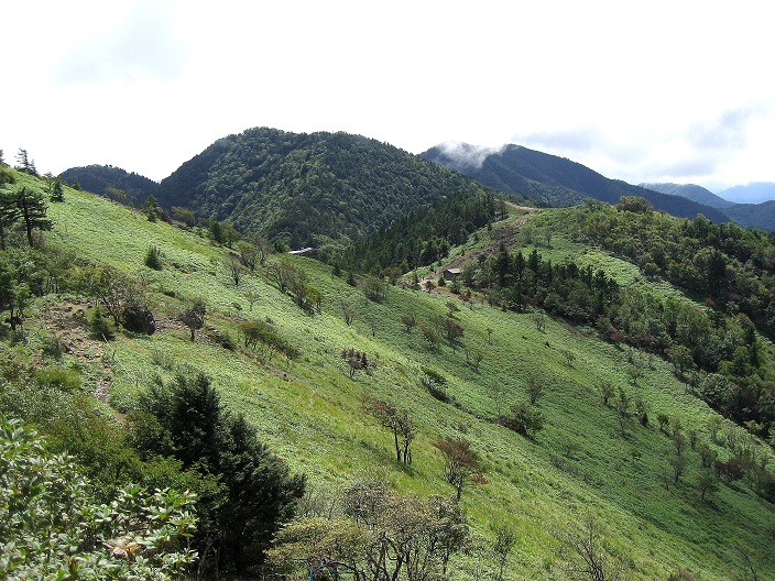 f:id:aohige0718:20180902112225j:plain 開放的な稜線