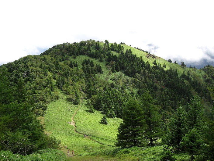 f:id:aohige0718:20180902112308j:plain 熊沢山から展望