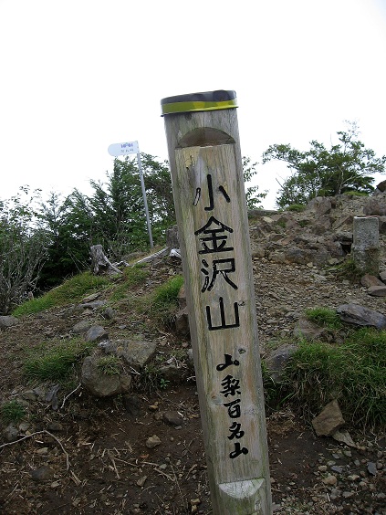 f:id:aohige0718:20180902112412j:plain 小金沢山は、山梨百名山