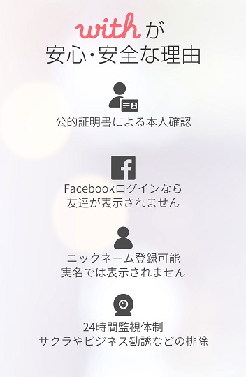 出合いの安全性