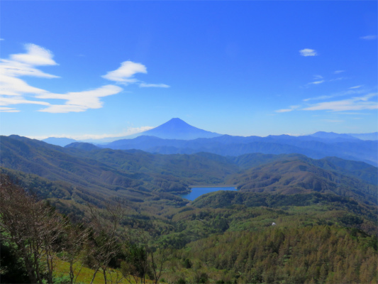 雷岩周辺から富士山