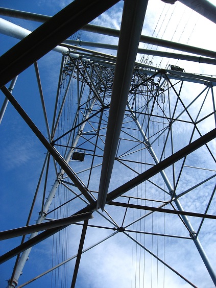 f:id:aohige0718:20181024203221j:plain 清八山付近の大きな鉄塔