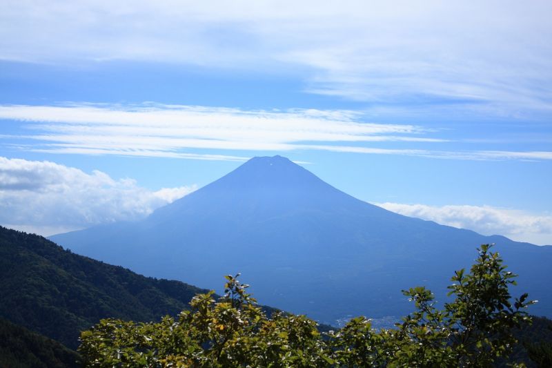 清八山からみる日本一の富士山