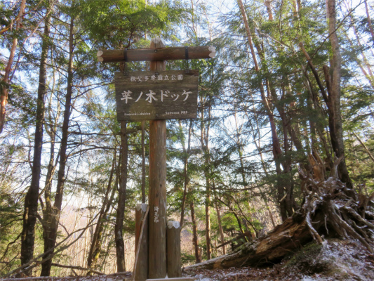 芋ノ木ドッケ山頂