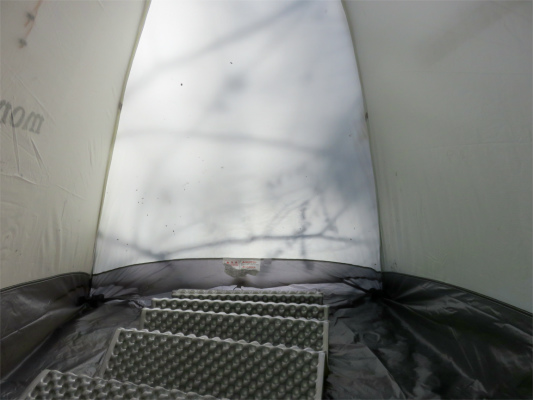 f:id:aohige0718:20181125143600j:plain ステラリッジ2型のテントの内部